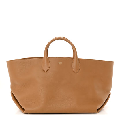 Khaite Pebbled Calfskin Medium Amelia Tote Nougat 1 of 9