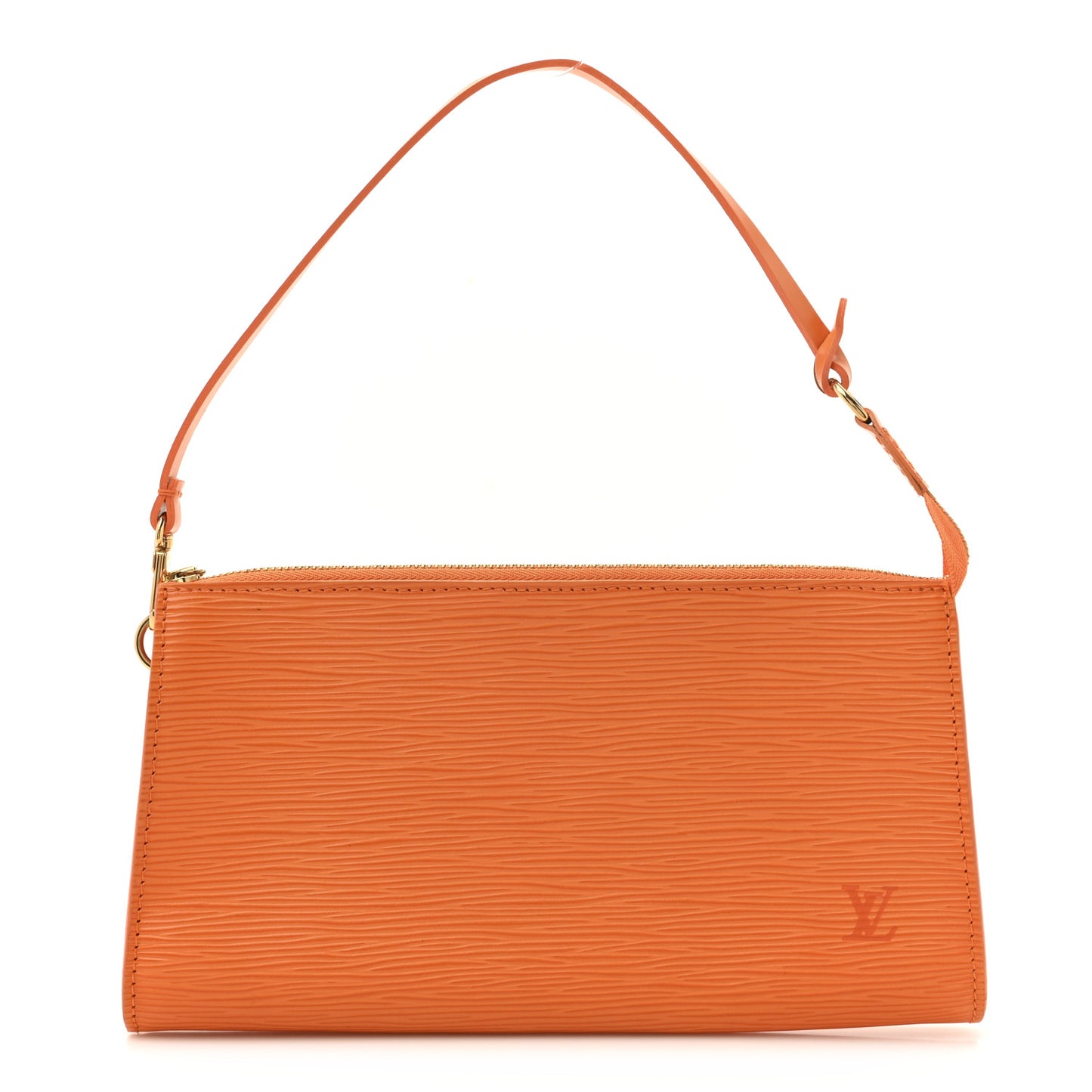 Epi Pochette Accessories 24 Mandarin