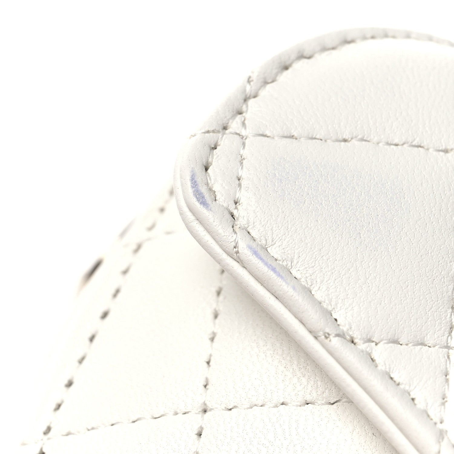 Chanel Lambskin Quilted CC In Love Heart Clutch With Chain White 11 of 11