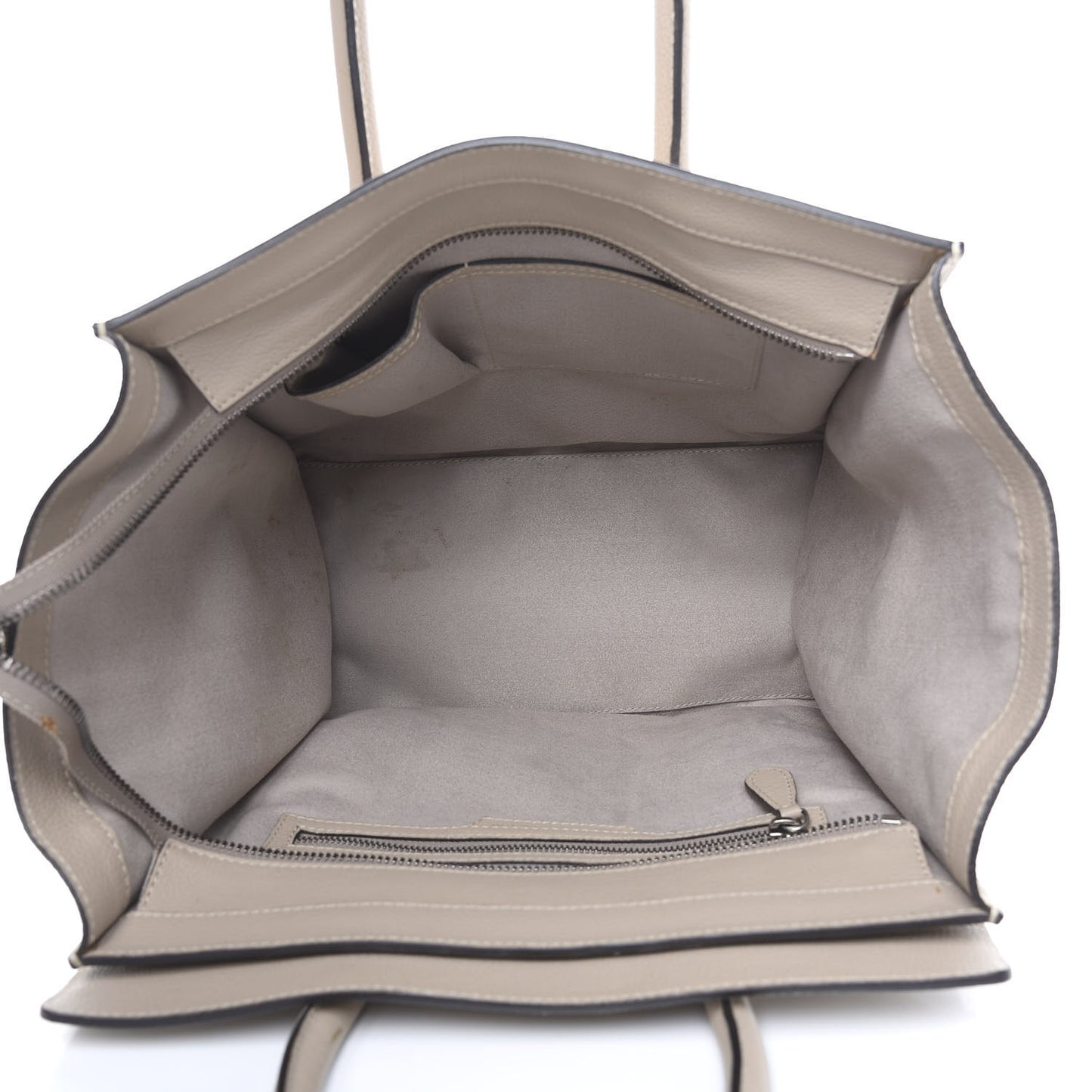 Drummed Calfskin Mini Luggage Dune