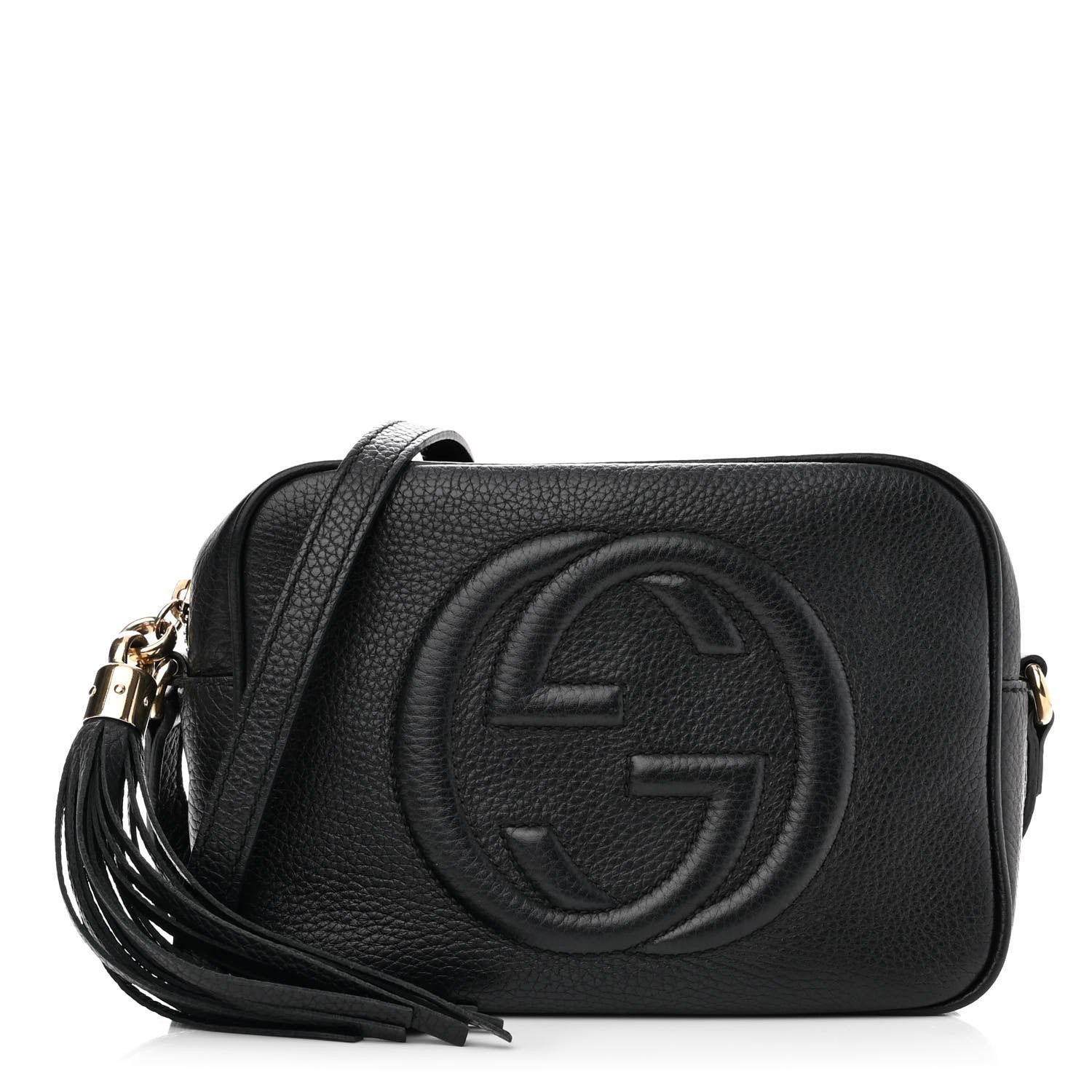 Gucci Pebbled Calfskin Small Soho Disco Bag Black 1 of 11