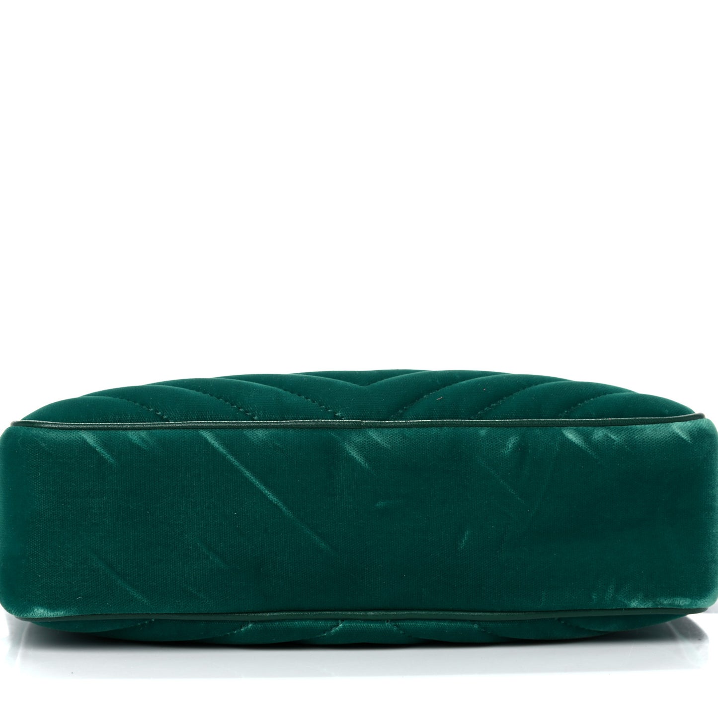 Velvet Matelasse Monogram Lou Camera Bag Deep Malachite