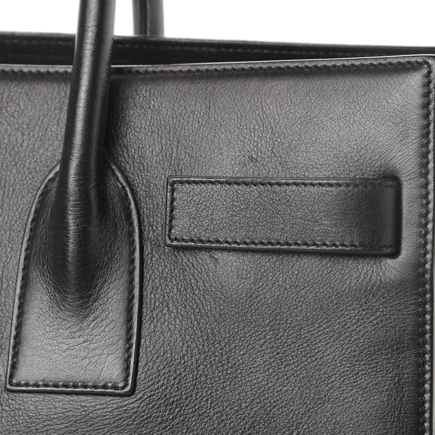 Calfskin Small Sac De Jour Black