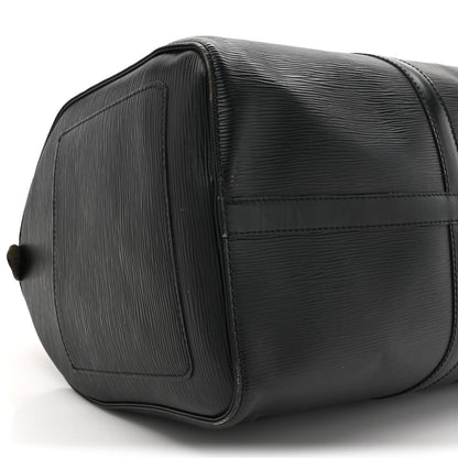 Louis Vuitton Epi Keepall 50 Black 9 of 18