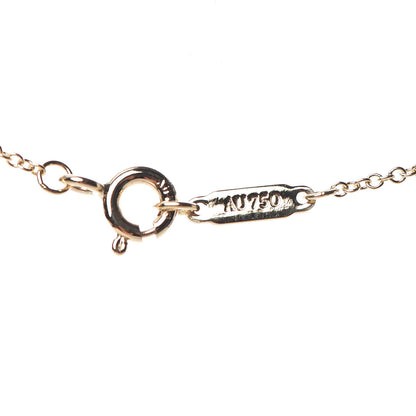 Tiffany 18K Yellow Gold Modern Keys Open Round Key Pendant Necklace 6 of 7