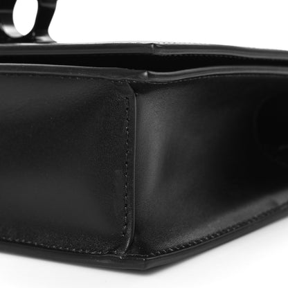 Alexander McQueen Calfskin Knuckle Shoulder Bag Black 9 of 10