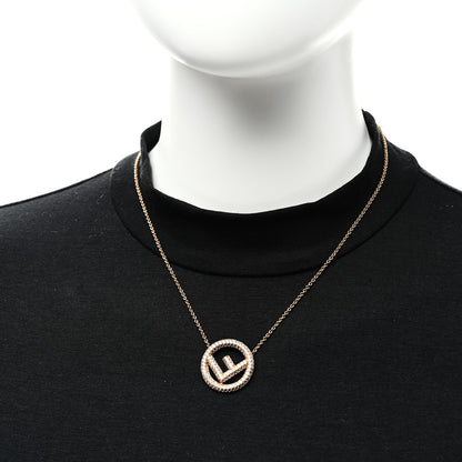 Fendi Metal Crystal F is Fendi Necklace Gold 2 of 7