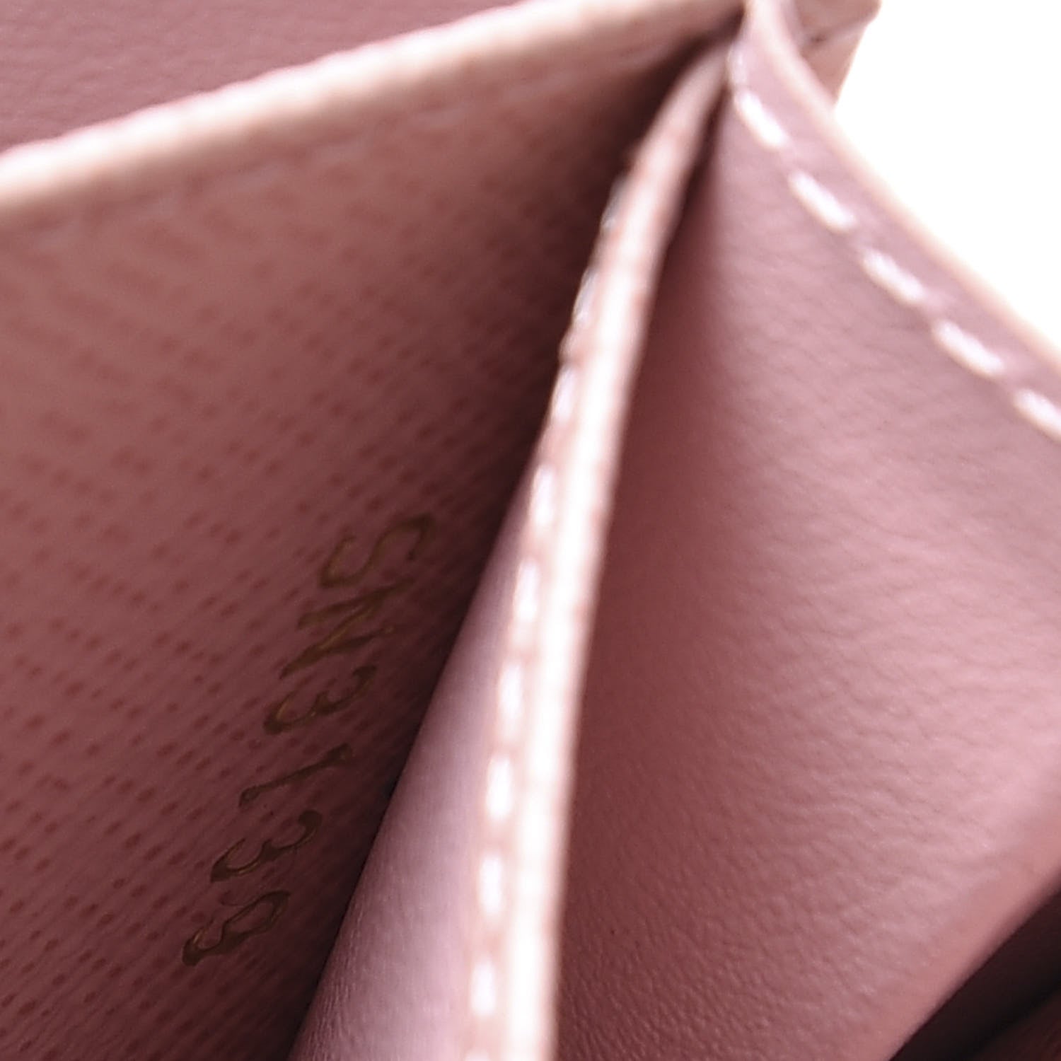 Louis Vuitton Damier Ebene Zippy Coin Purse Rose Ballerine 6 of 9