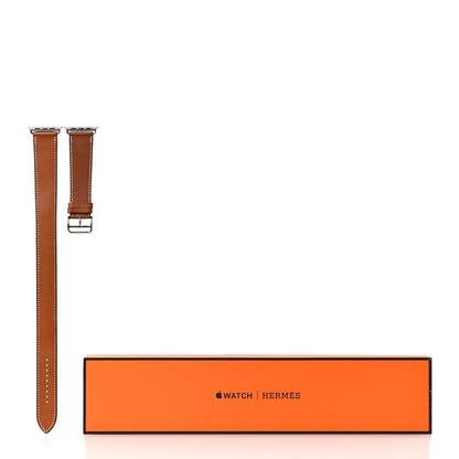 Hermes Barenia 34mm Apple Watch Double Tour Band Fauve 11 of 11