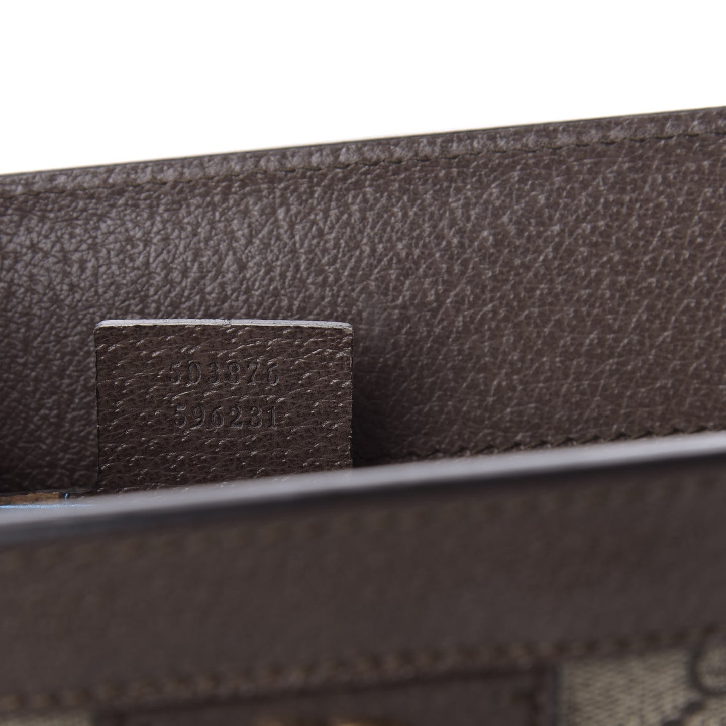 GG Supreme Monogram Web Medium Ophidia Chain Shoulder Bag Brown