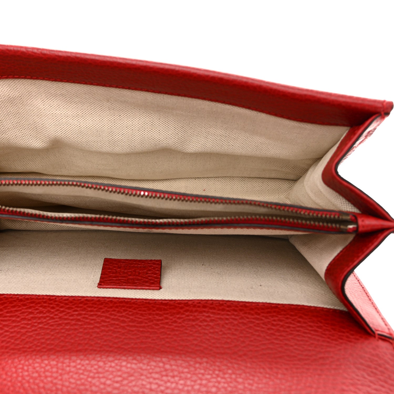 Gucci Dollar Calfskin Swarovski Crystal Small Dionysus Shoulder Bag Hibiscus Red 5 of 16
