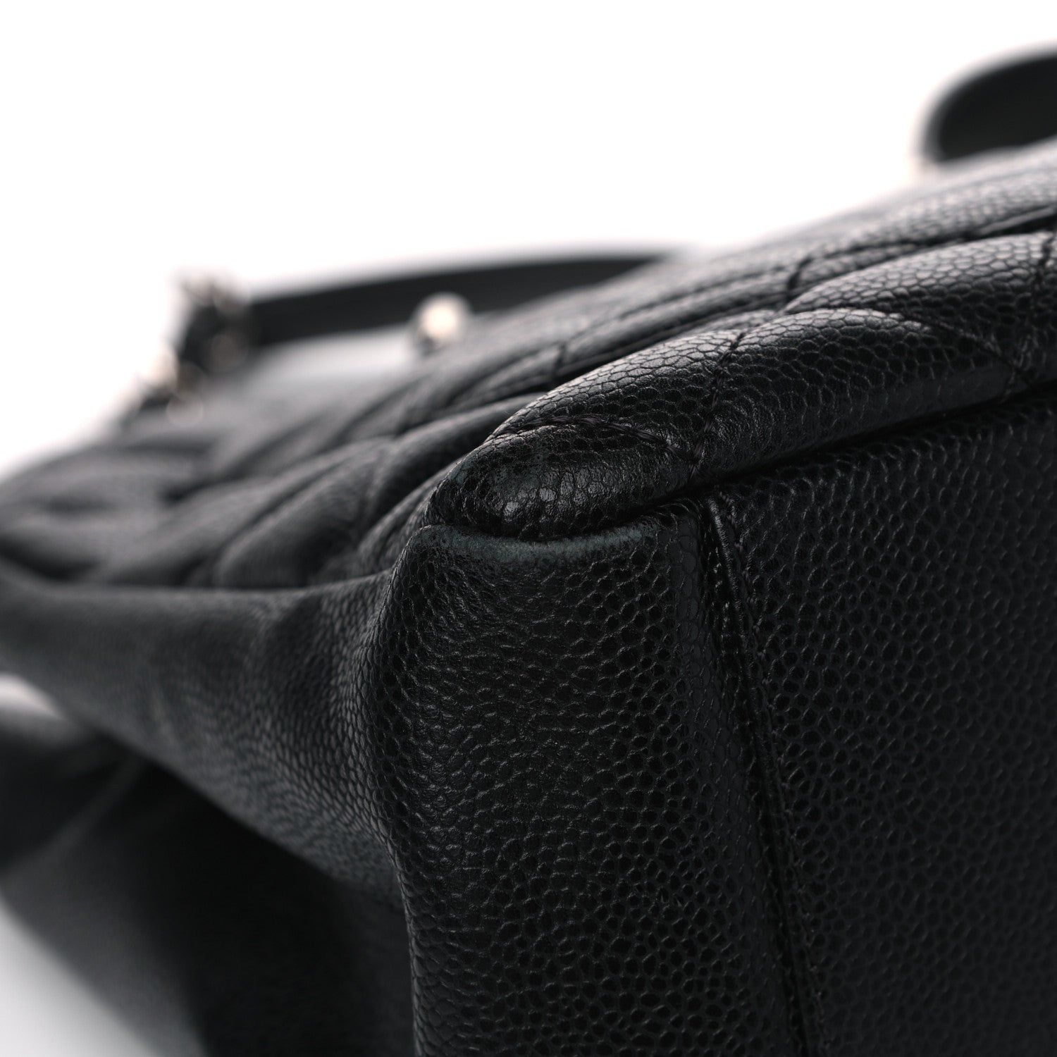 Chanel Caviar Quilted Grand Shopping Tote GST Black 9 of 10