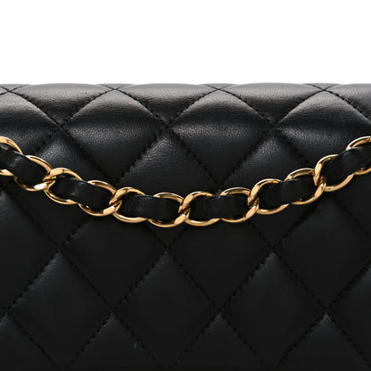 Chanel Lambskin Quilted Small Double Flap Black 8 of 10