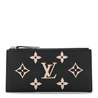 Louis Vuitton Empreinte Monogram Giant Pochette Felicie Zippered Insert Black 1 of 6