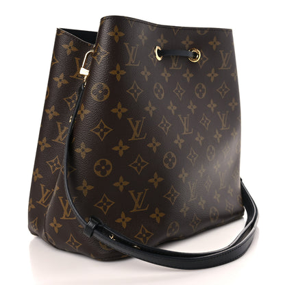 Louis Vuitton Monogram Neonoe MM Black 3 of 8