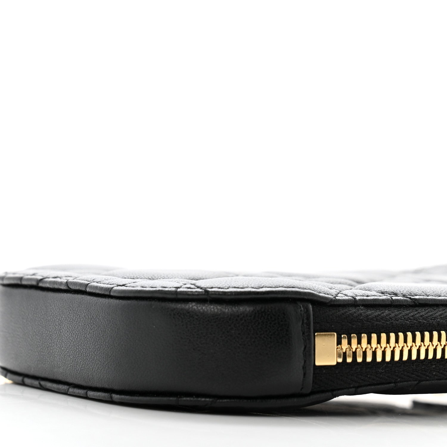 Christian Dior Lambskin Cannage Lady Dior Phone Holder Black 10 of 11