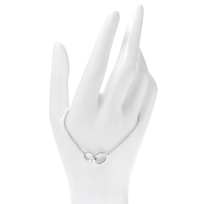 Cartier 18K White Gold Interlocking LOVE Bracelet 2 of 5
