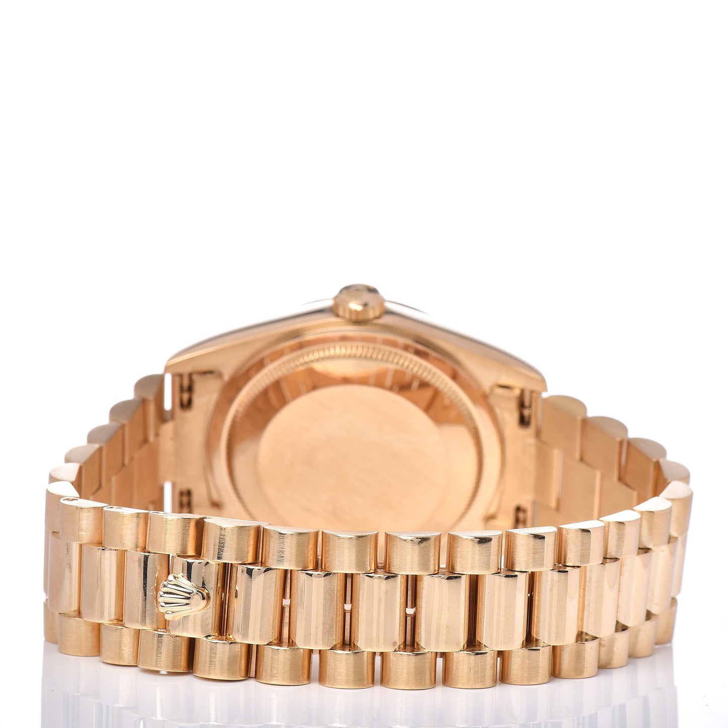 18K Yellow Gold 36mm Oyster Perpetual Day-Date President Watch Champagne 18238