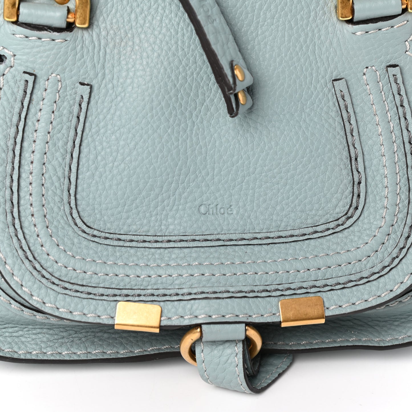 Calfskin Mini Marcie Satchel Fresh Mint