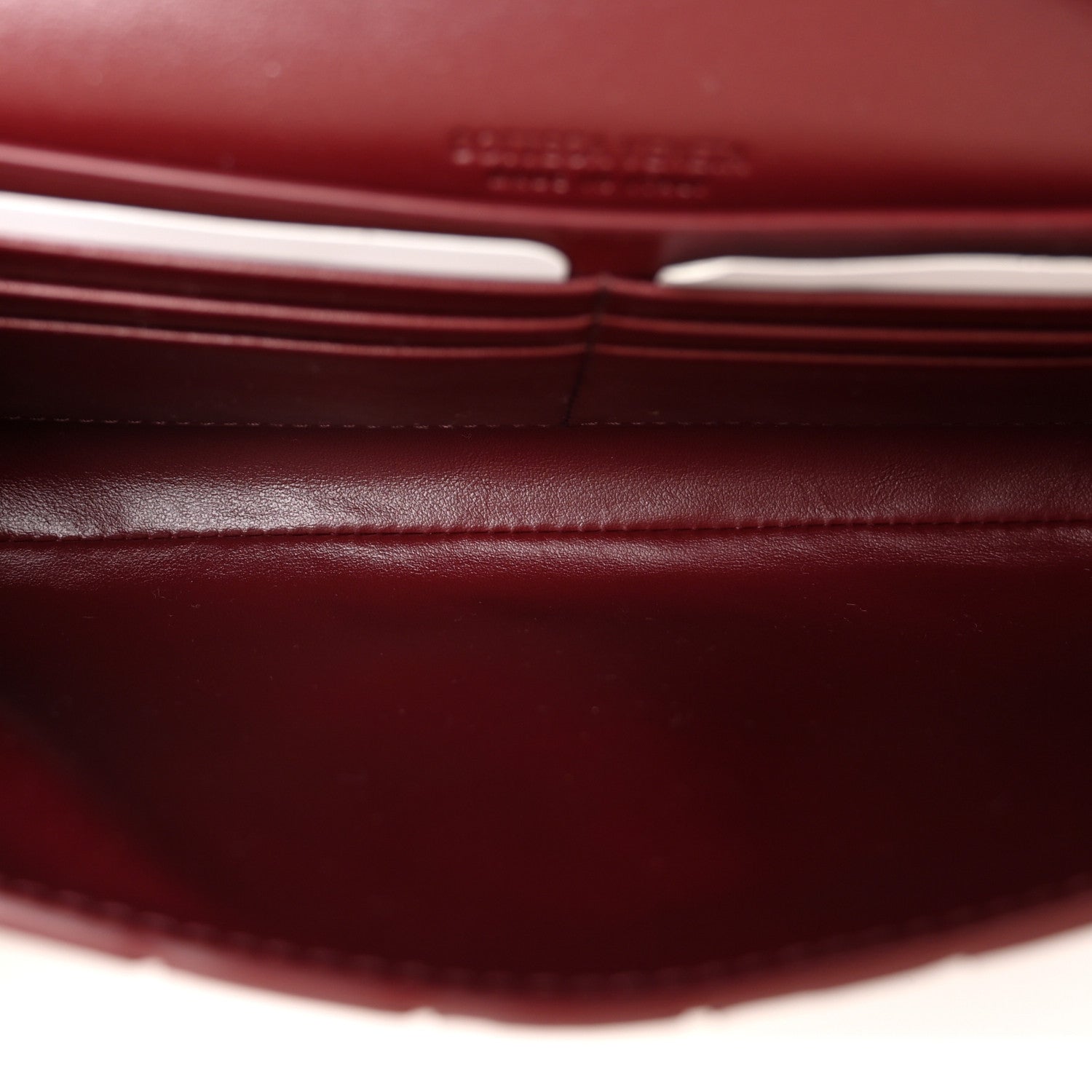 Bottega Veneta Nappa Intrecciato Long Andiamo Top Handle Clutch Barolo 5 of 6