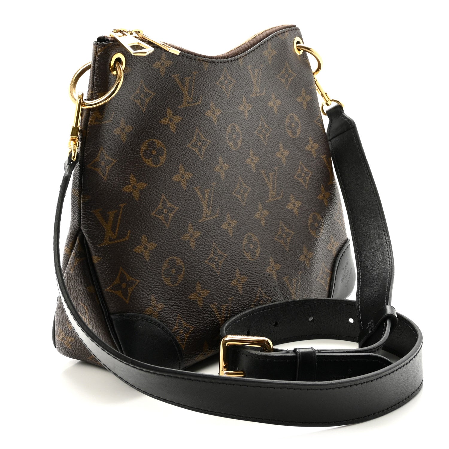 Louis Vuitton Monogram Odeon PM Black 3 of 9