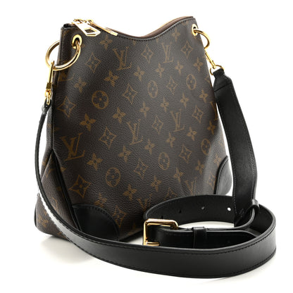 Louis Vuitton Monogram Odeon PM Black 3 of 9