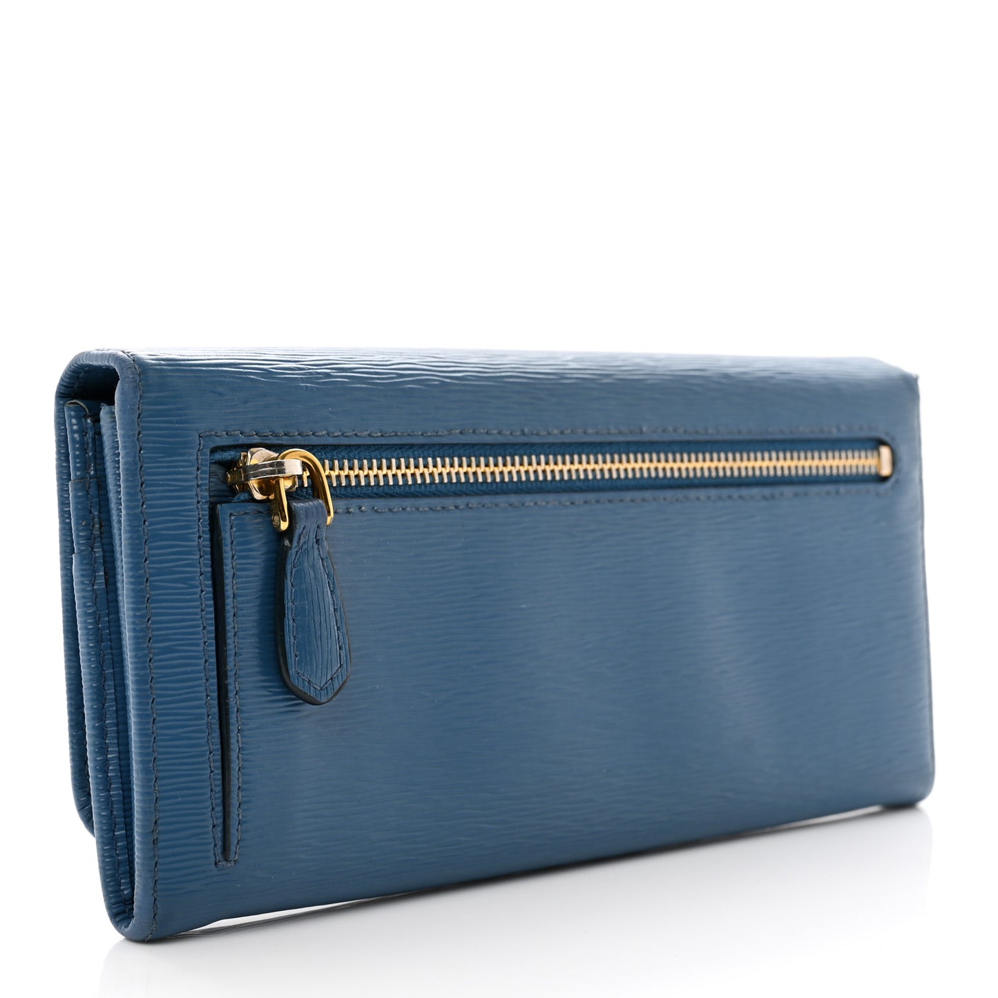 Vitello Move Continental Flap Wallet Cobalto