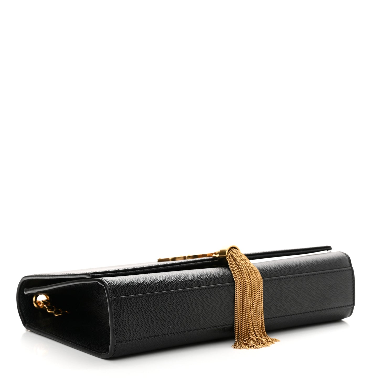 Grain De Poudre Classic Monogram Kate Tassel Chain Wallet Black