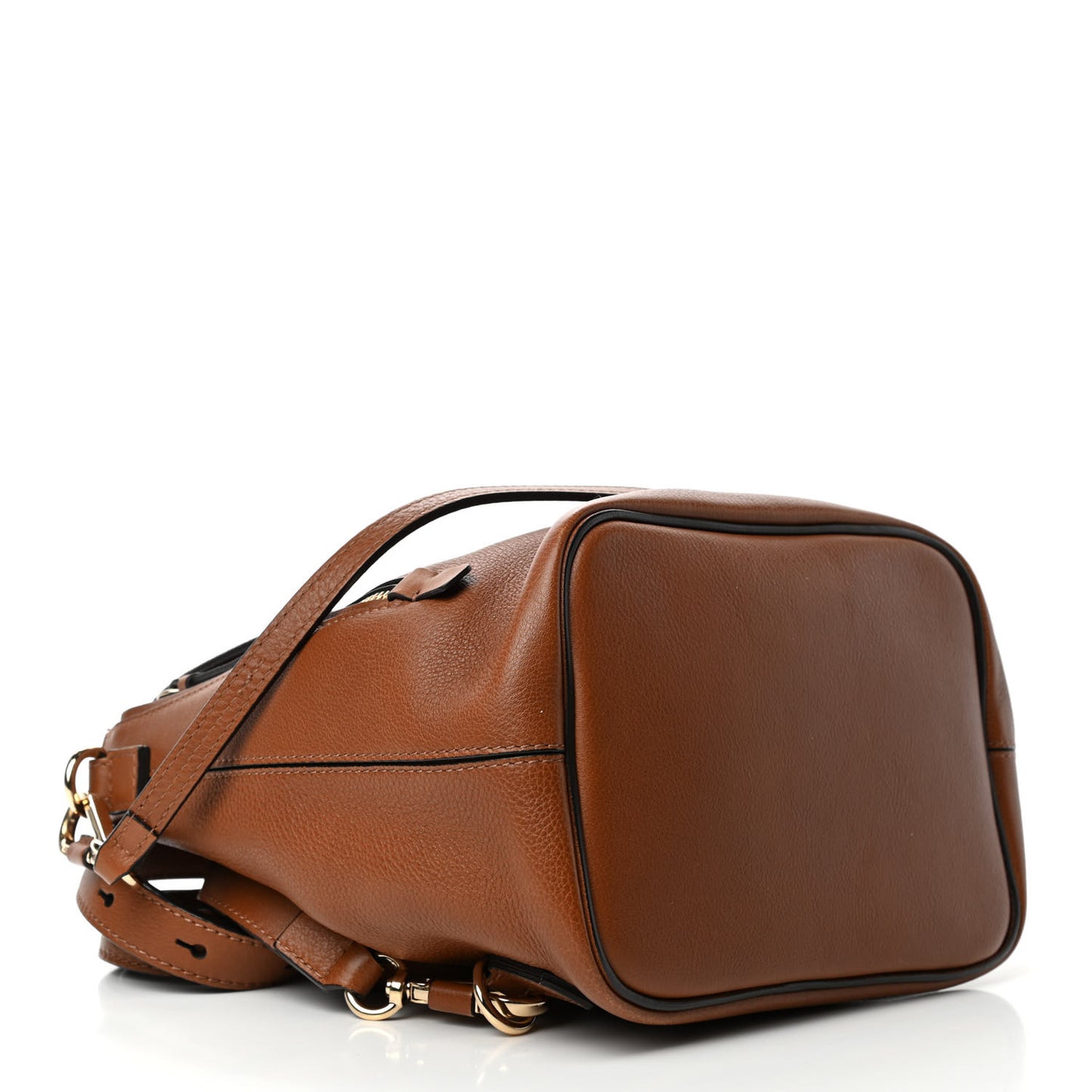 Suede Calfskin Small Faye Backpack Tan