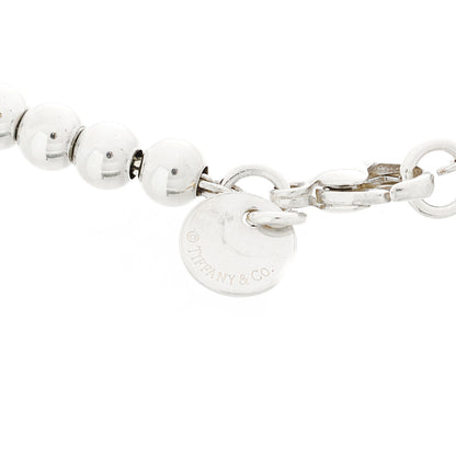 Tiffany Sterling Silver 18K Rose Gold Return to Tiffany Heart Bead Bracelet 4 of 5