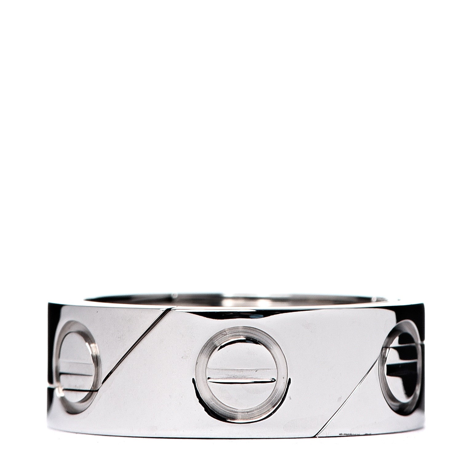 Cartier 18K White Gold 7mm Astro LOVE Ring 51 5.75 3 of 6