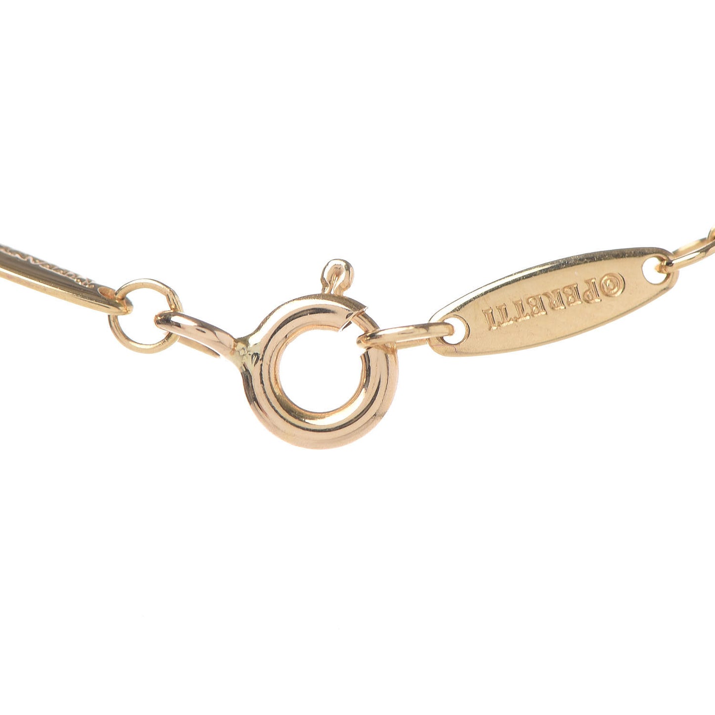 18K Yellow Gold Diamond .14ct Elsa Peretti Diamonds by the Yard Pendant Necklace