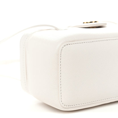 Chanel Shiny Caviar Preppy Coco Long Vanity With Strap White 9 of 11