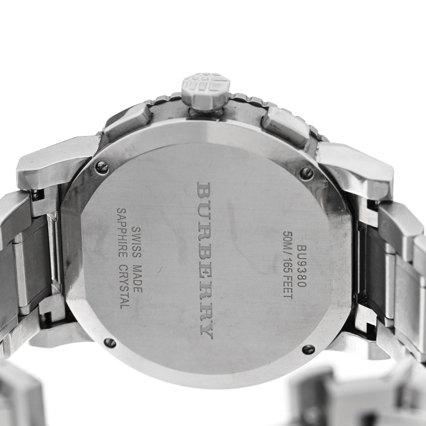Stainless Steel 42mm Chronograph Quartz Watch Black BU9380