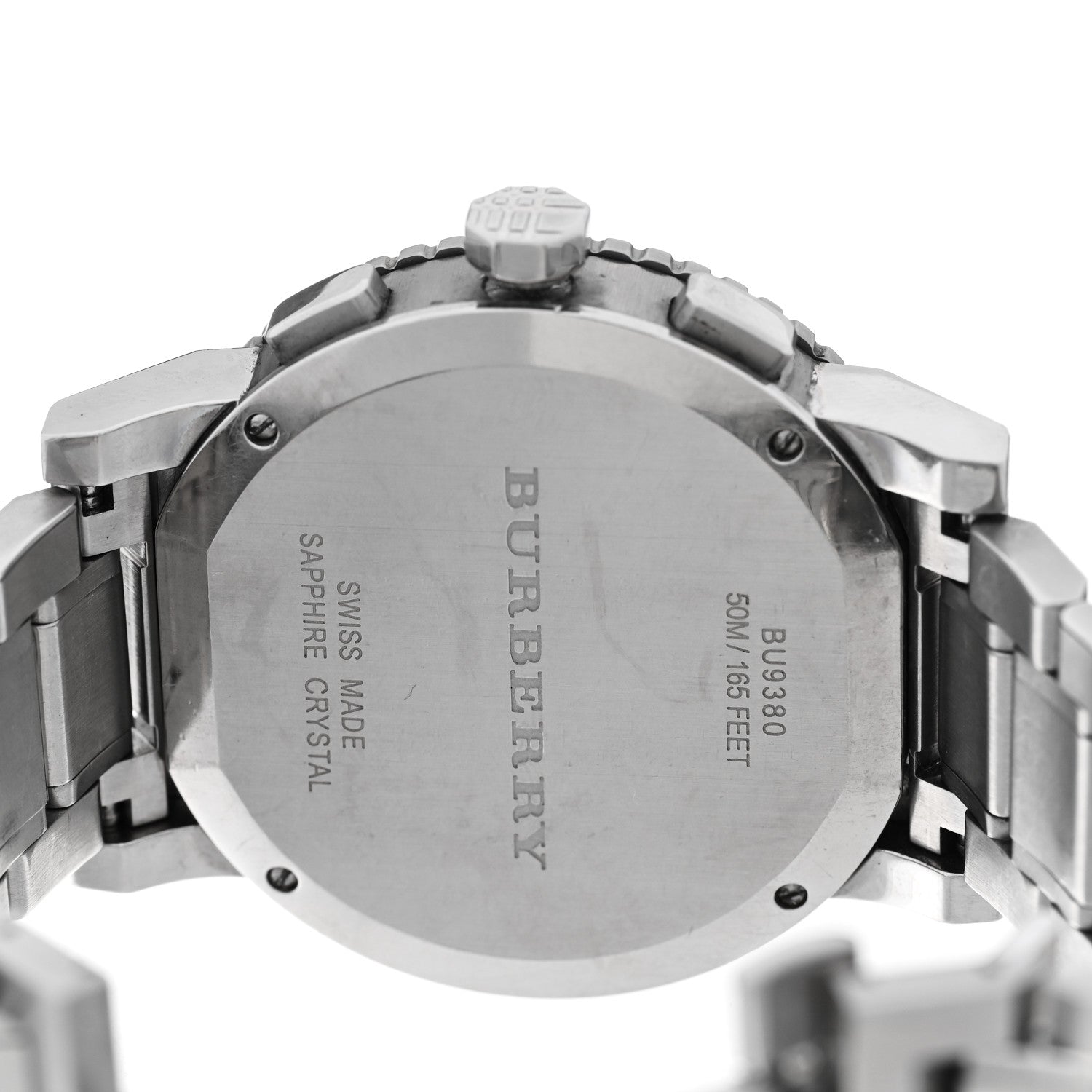 Burberry Stainless Steel 42mm Chronograph Quartz Watch Black BU9380 4 of 5