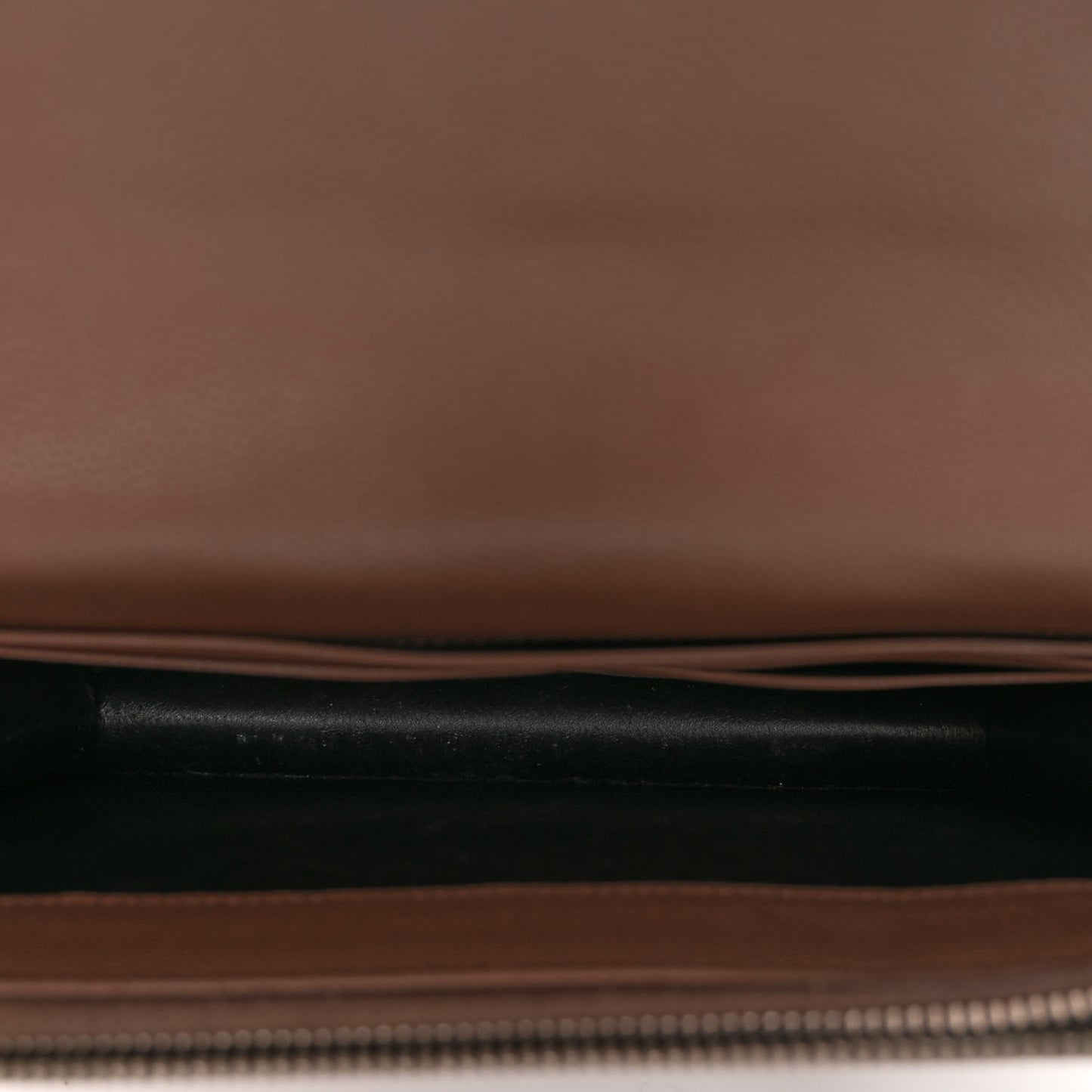 Grain De Poudre Matelasse Chevron Monogram Envelope Chain Wallet Fard