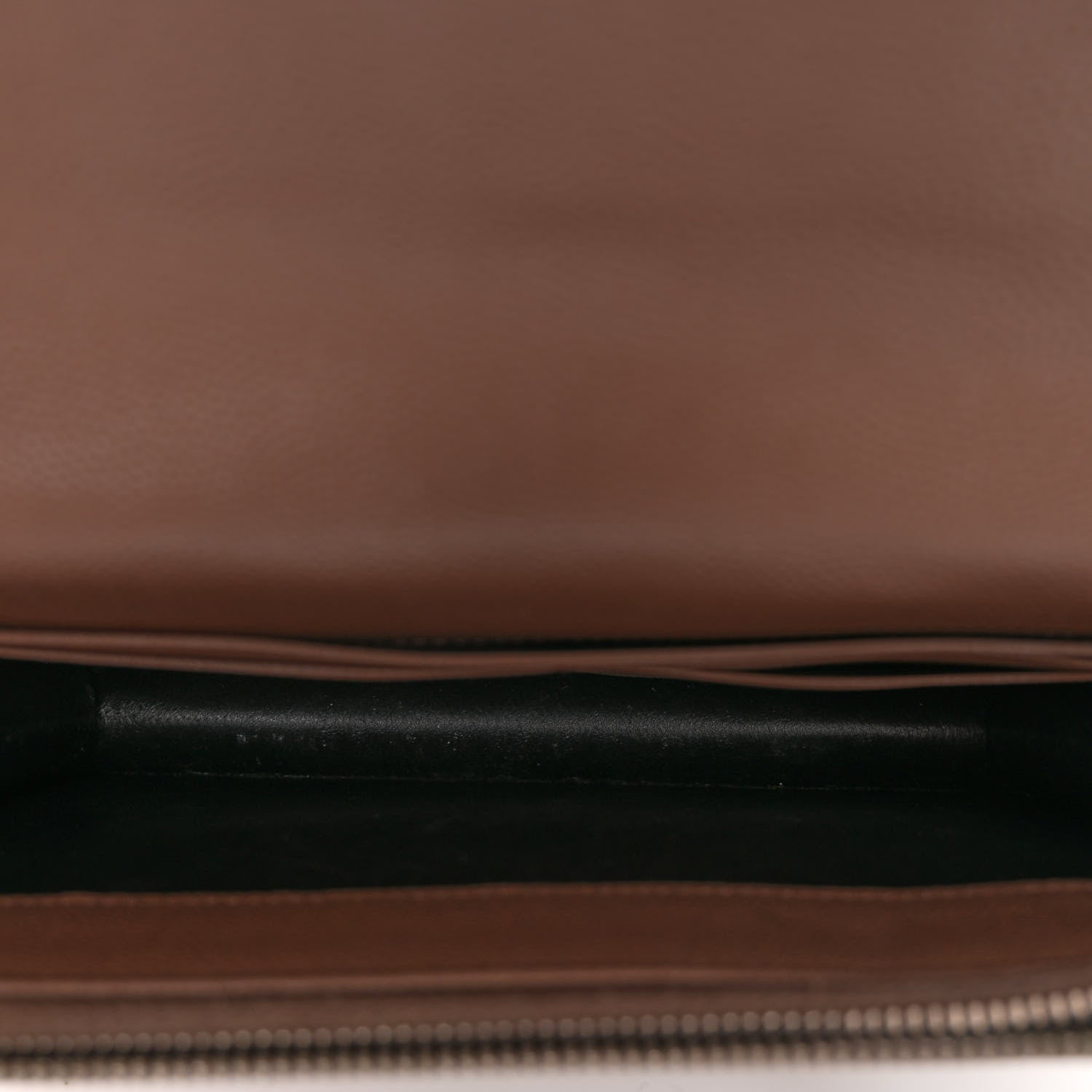 Saint Laurent Grain De Poudre Matelasse Chevron Monogram Envelope Chain Wallet Fard 5 of 11