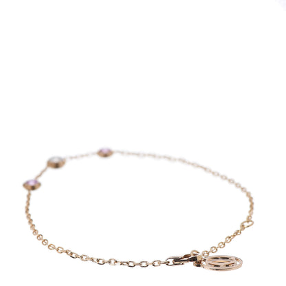 Cartier 18K Pink Gold Diamond Pink Sapphire D'Amour Bracelet 3 of 6