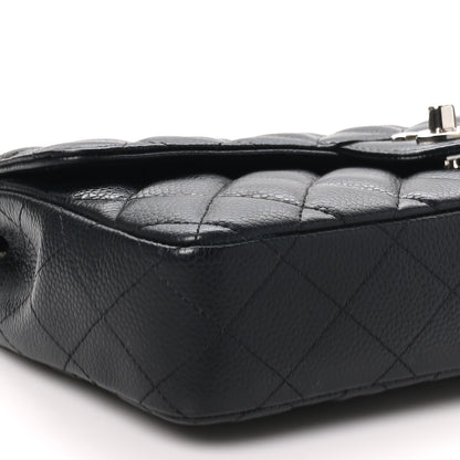 Chanel Caviar Quilted East West Flap Black 9 of 11