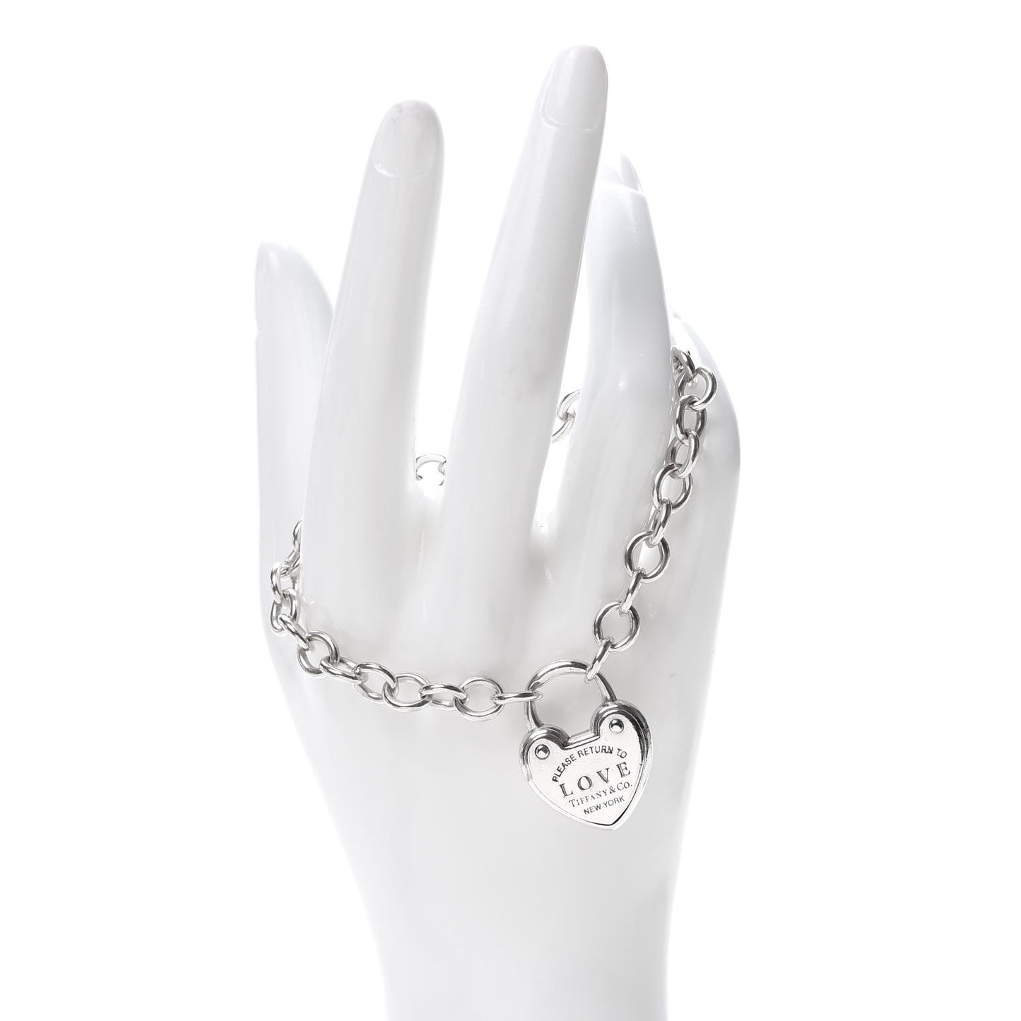 Sterling Silver Return to Love Lock Bracelet