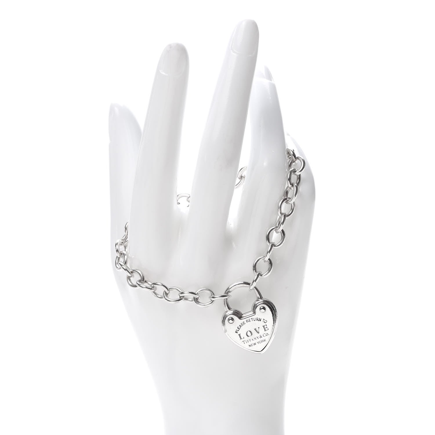 Tiffany Sterling Silver Return to Love Lock Bracelet 2 of 6