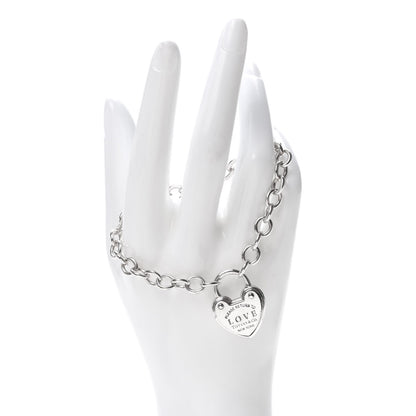 Tiffany Sterling Silver Return to Love Lock Bracelet 2 of 6