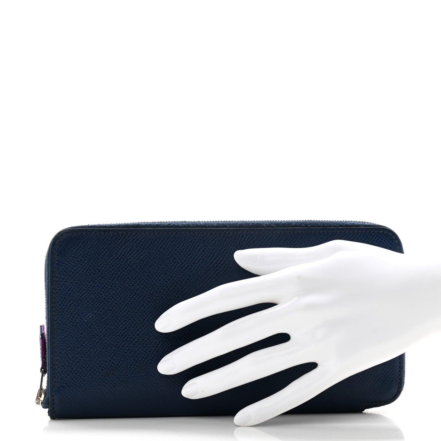 Epsom Silk'In Wallet Bleu Saphir