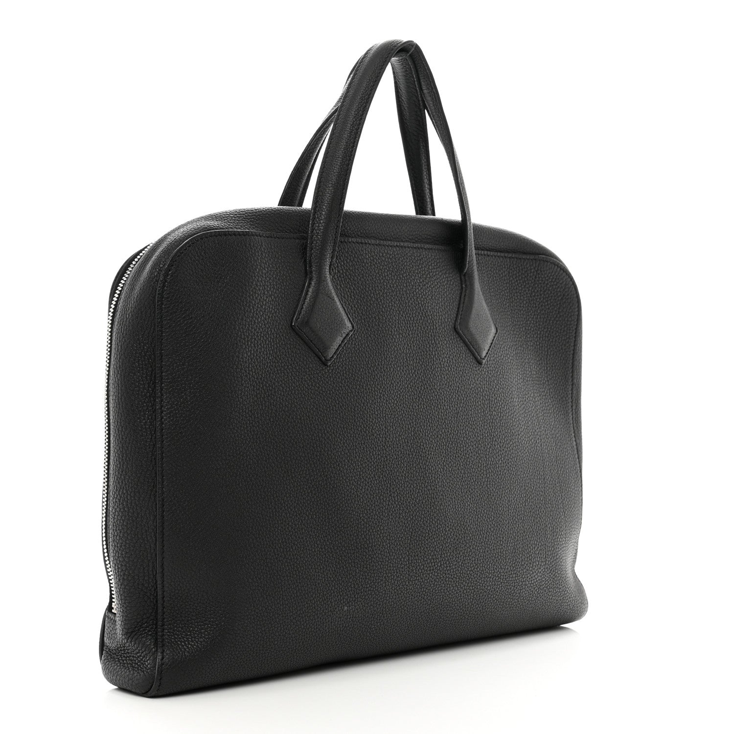 Hermes Togo Victoria Light Briefcase Black 4 of 10