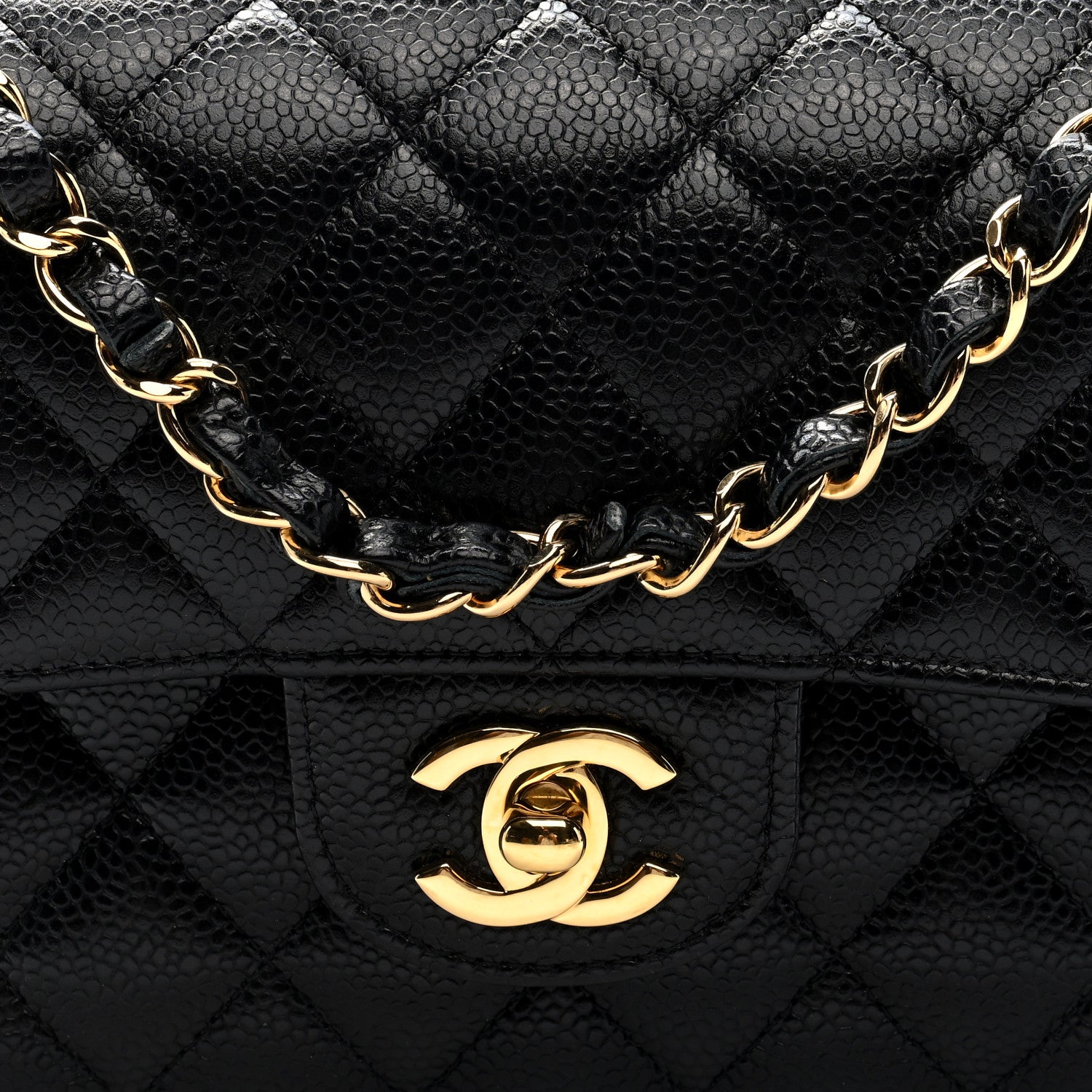 Chanel Caviar Quilted Small Double Flap Black 7 of 10