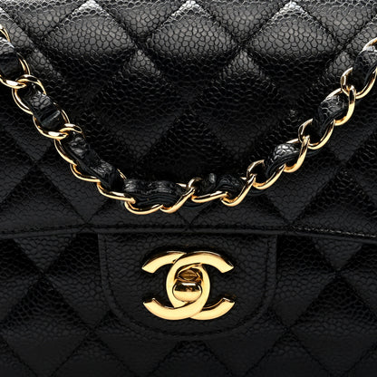 Chanel Caviar Quilted Small Double Flap Black 7 of 10
