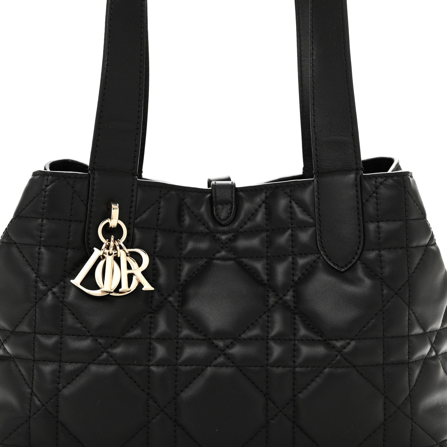 Christian Dior Calfskin Macrocannage Small Toujours Black 8 of 10