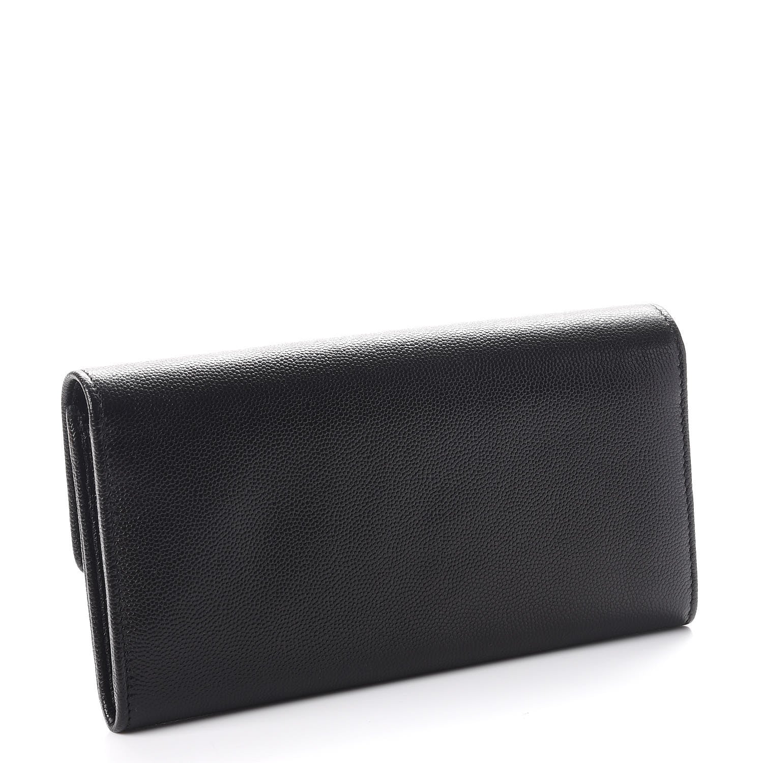 Chanel Caviar Sevruga CC Large Gusset Flap Wallet Black 3 of 9