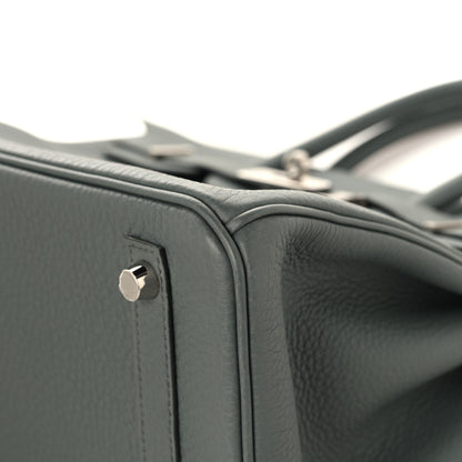 Hermes Togo Birkin 30 Vert Amande 10 of 13