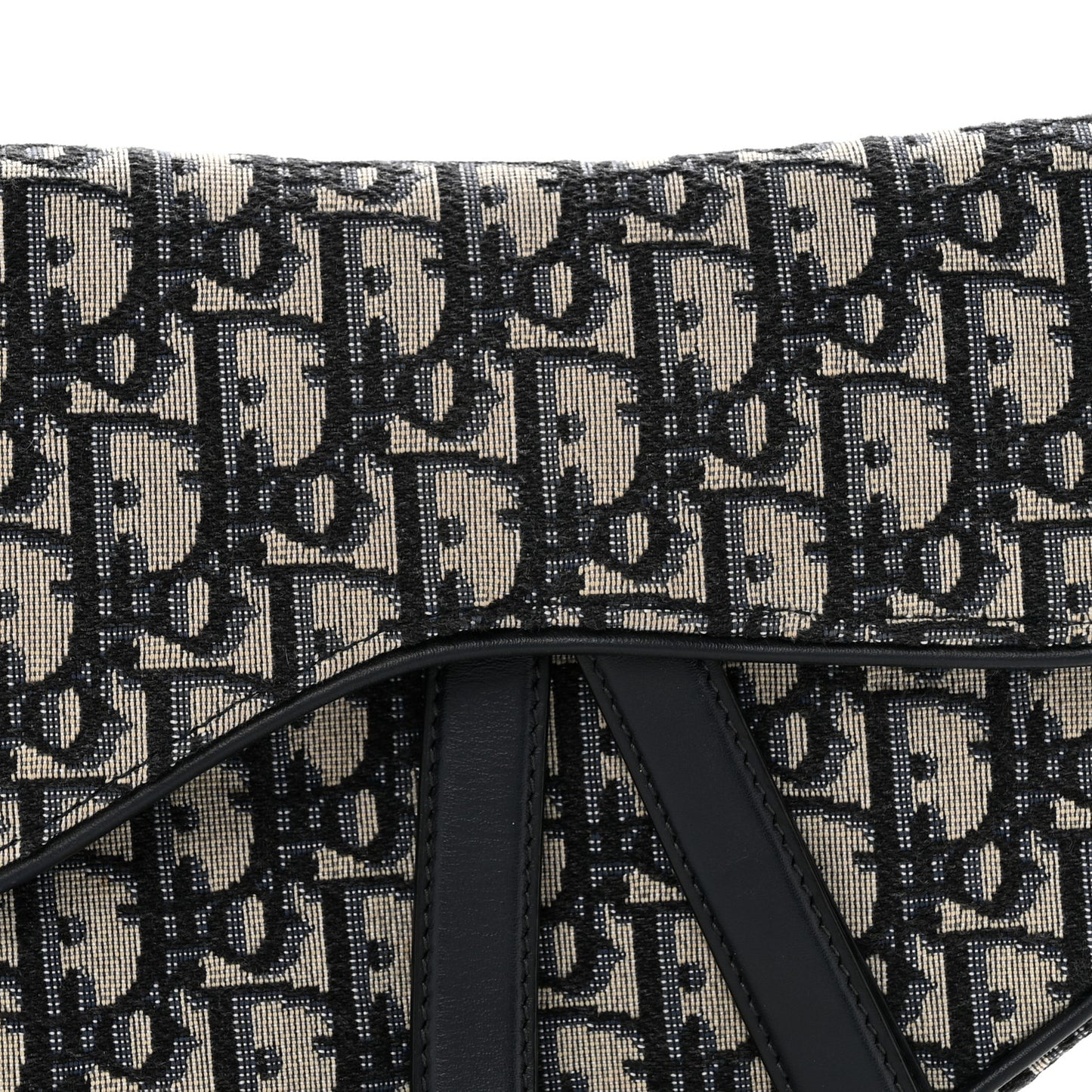 Oblique Saddle Bag Blue